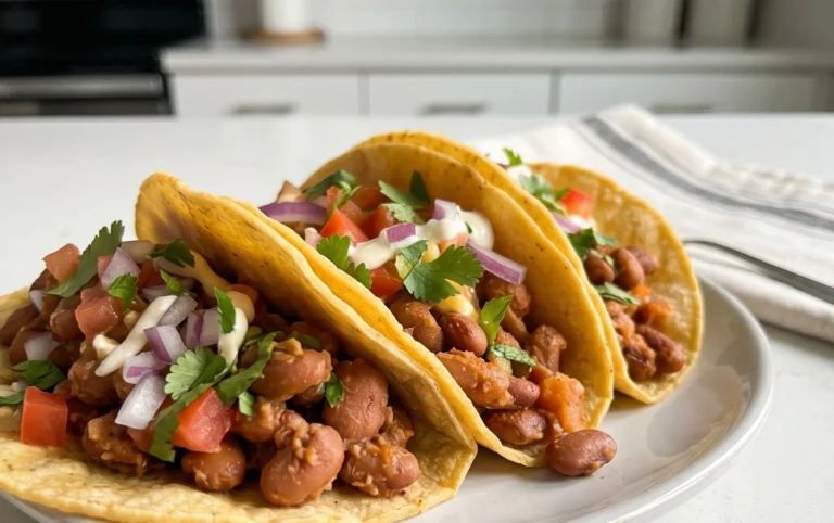 Crispy Pinto Bean Tacos
