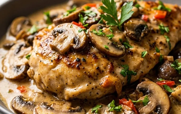 Creamy Mushroom Chicken Recipe