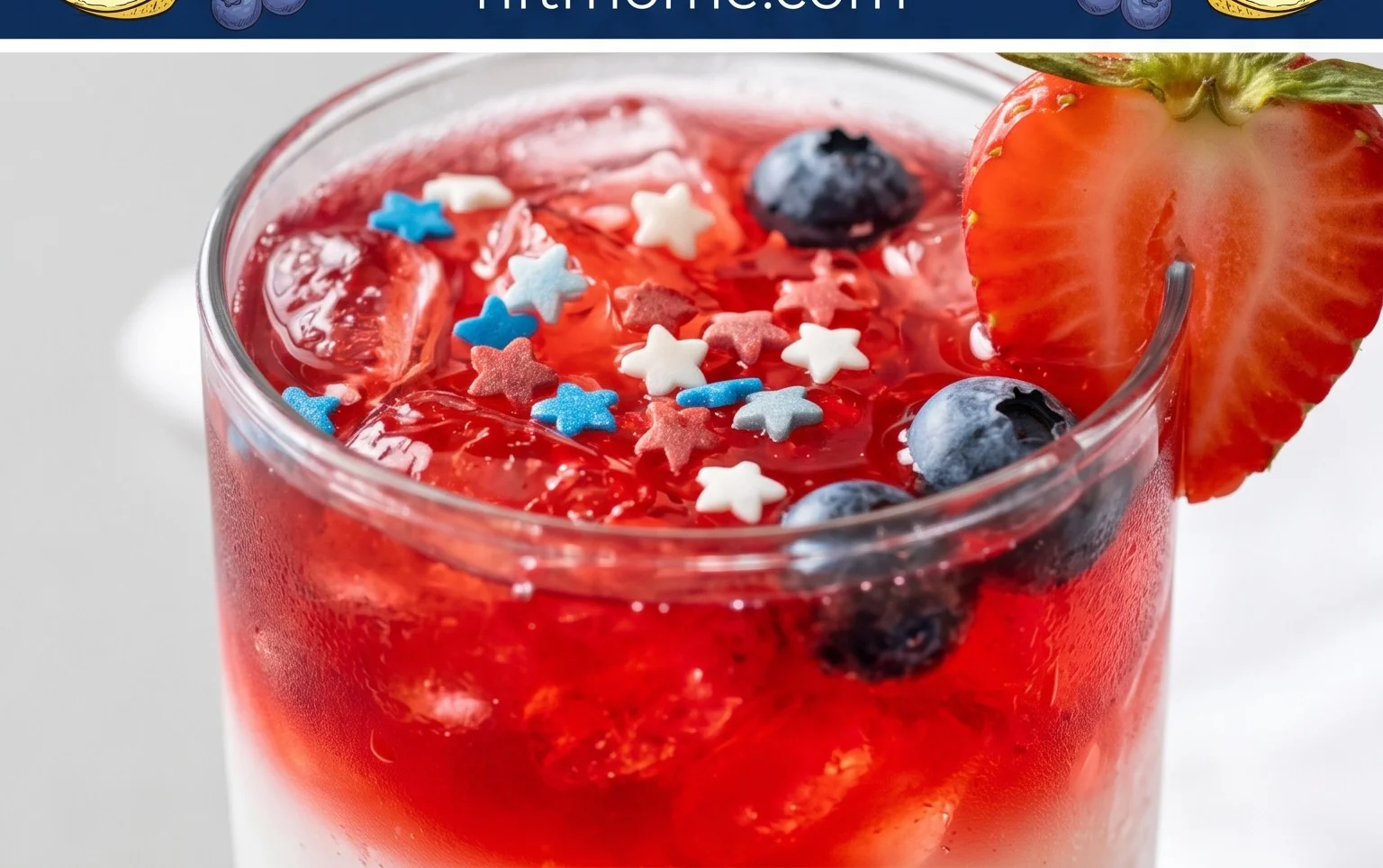 July 4th Layered Drinks Recipe