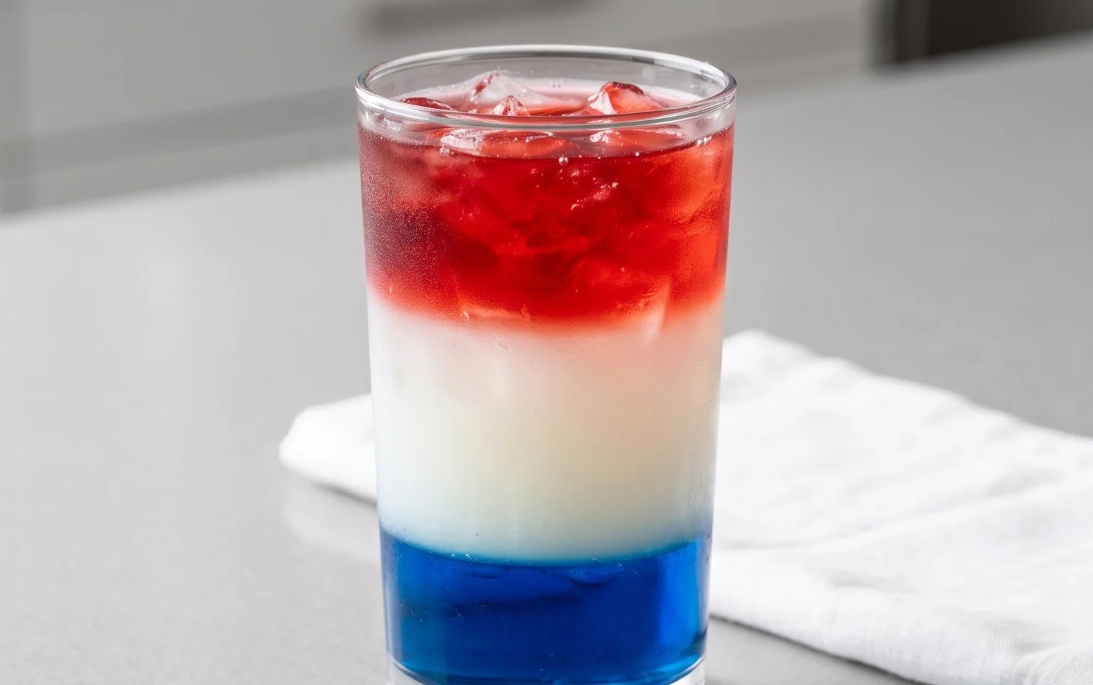 July 4th Layered Drinks Recipe