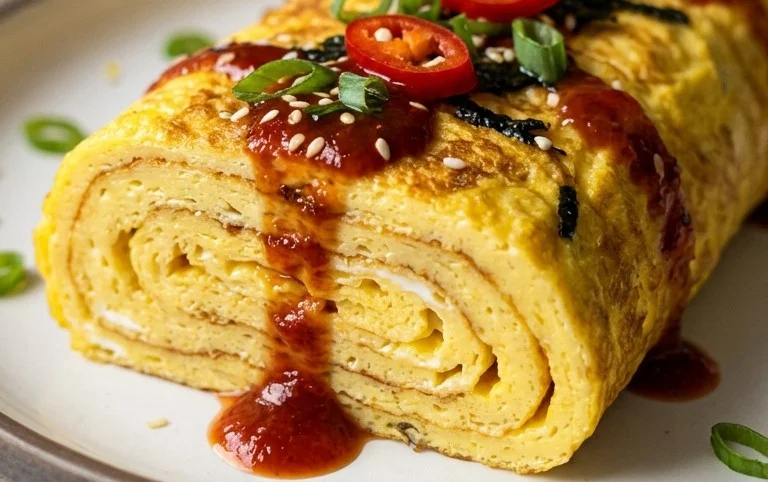 Gyeran Mari (Korean Rolled Omelette)