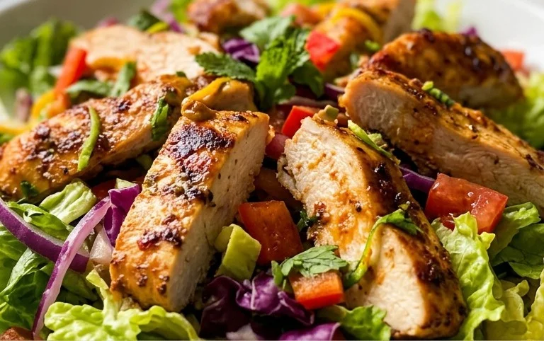Peruvian Grilled Chicken Salad