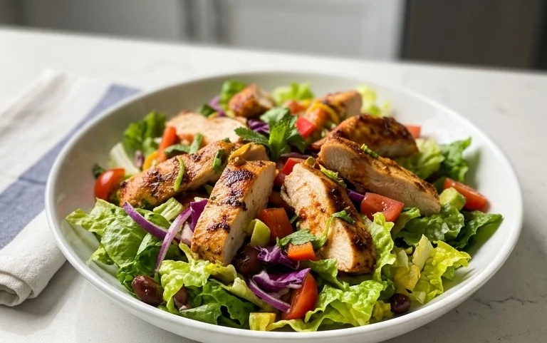Peruvian Grilled Chicken Salad