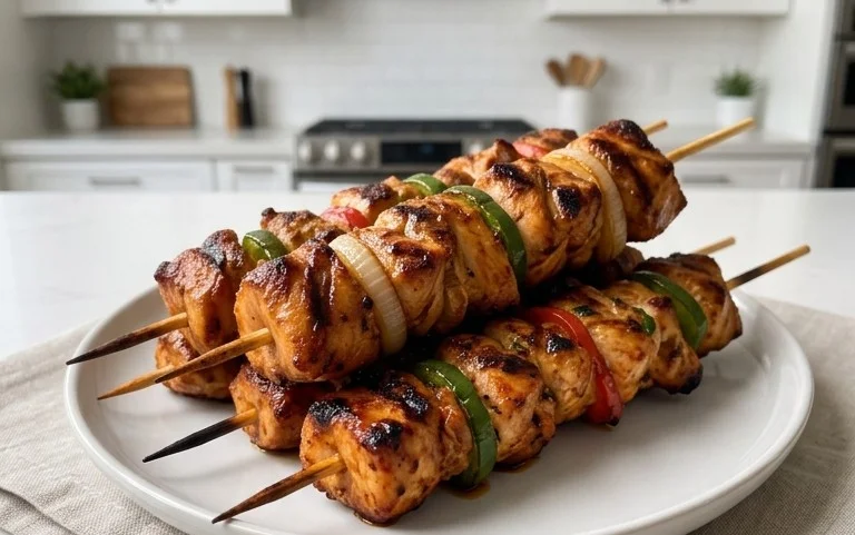 Mexican Barbecue Chicken Skewers