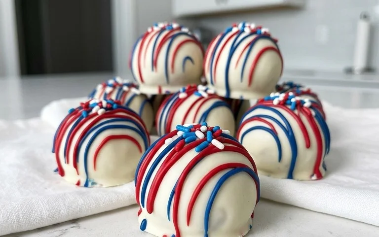 Patriotic Oreo Balls