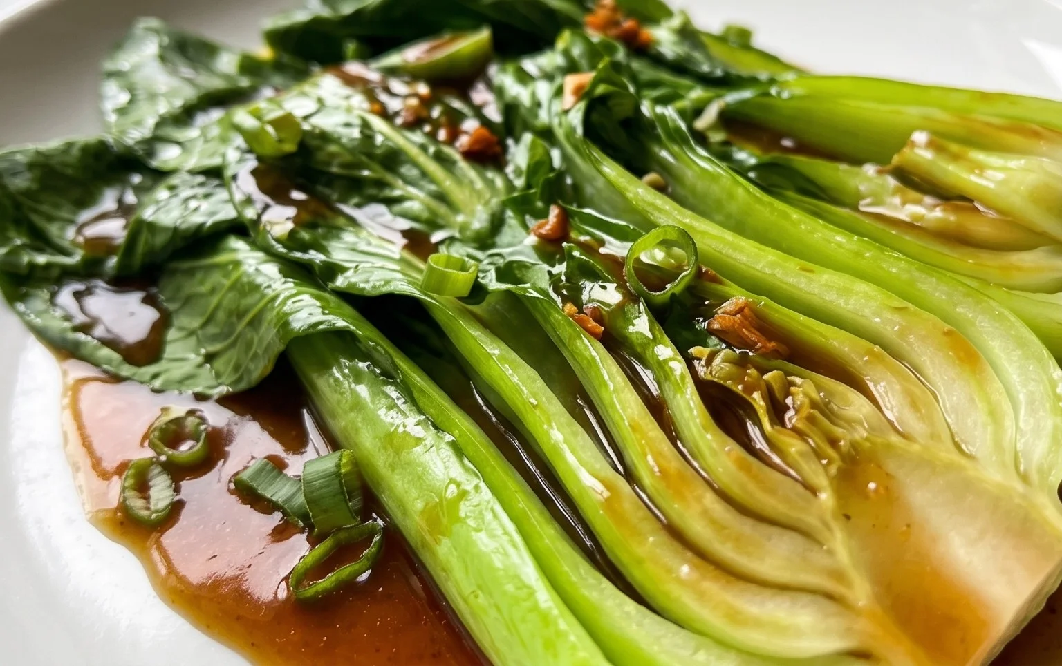 Bok Choy with Oyster Sauce