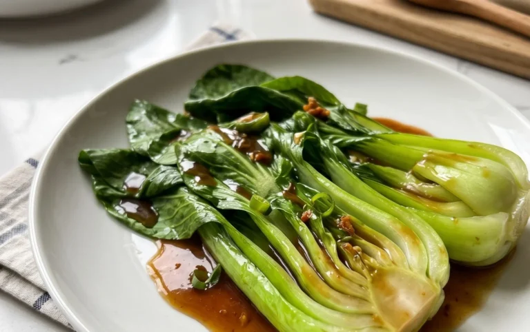 Bok Choy with Oyster Sauce