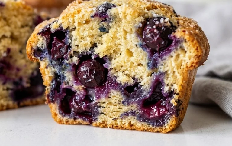 Homemade Blueberry Muffins