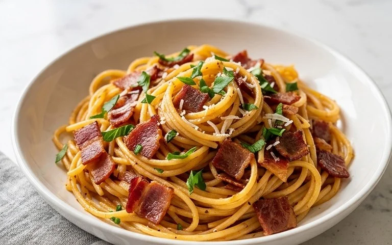 Beef Bacon Pasta