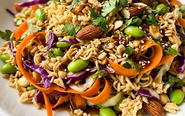 Crunchy Asian Ramen Noodle Salad Recipe
