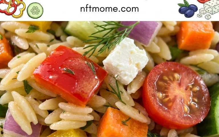 Rainbow Orzo Salad