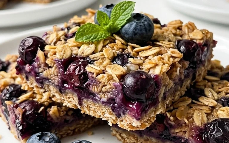 Blueberry Oatmeal Bars