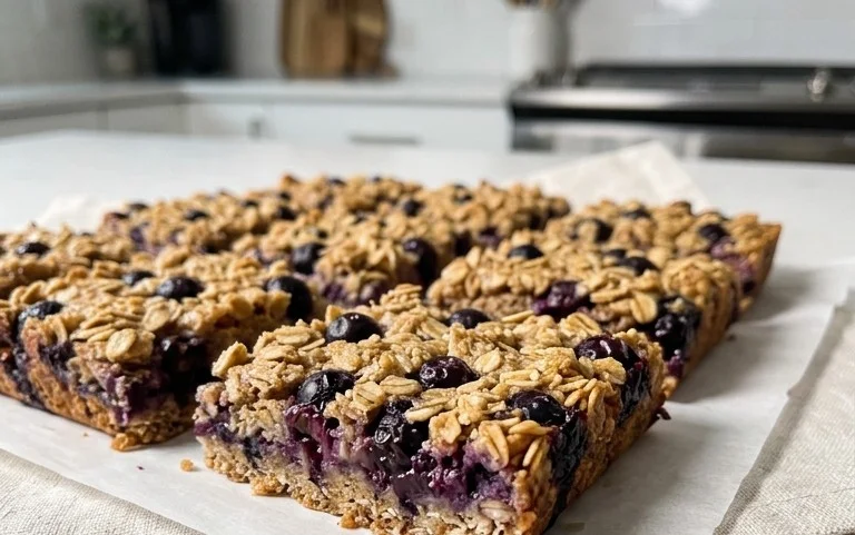 Blueberry Oatmeal Bars