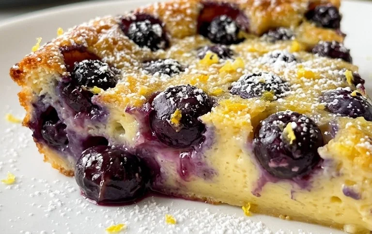 Lemon Blueberry Clafoutis