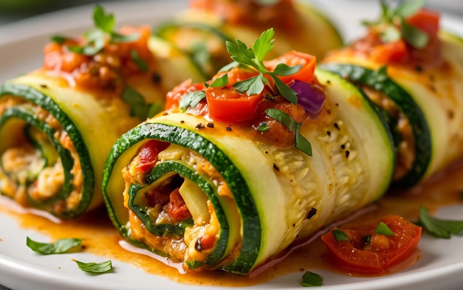 Vegan Zucchini Rollatini