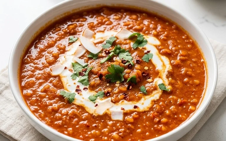 Spicy Red Lentil Curry