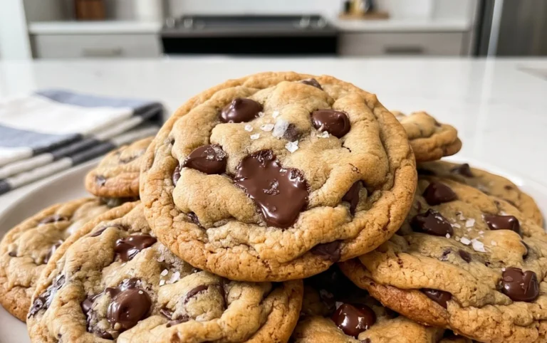 Crispy and Chewy Chocolate Chip Cookies