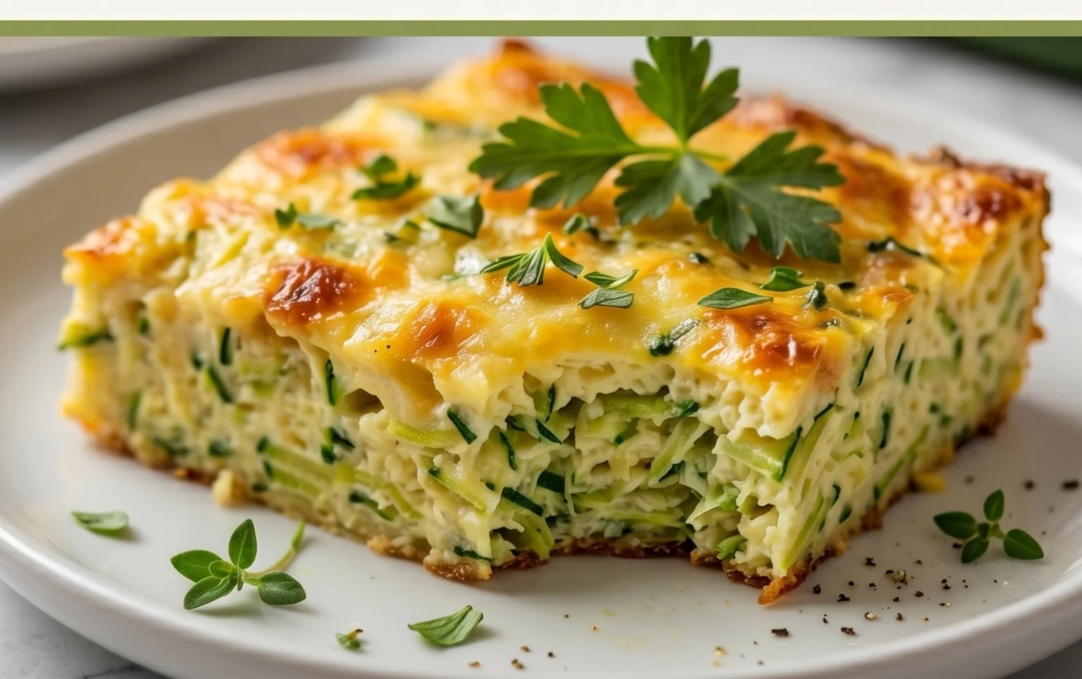Crustless Zucchini Quiche Recipe