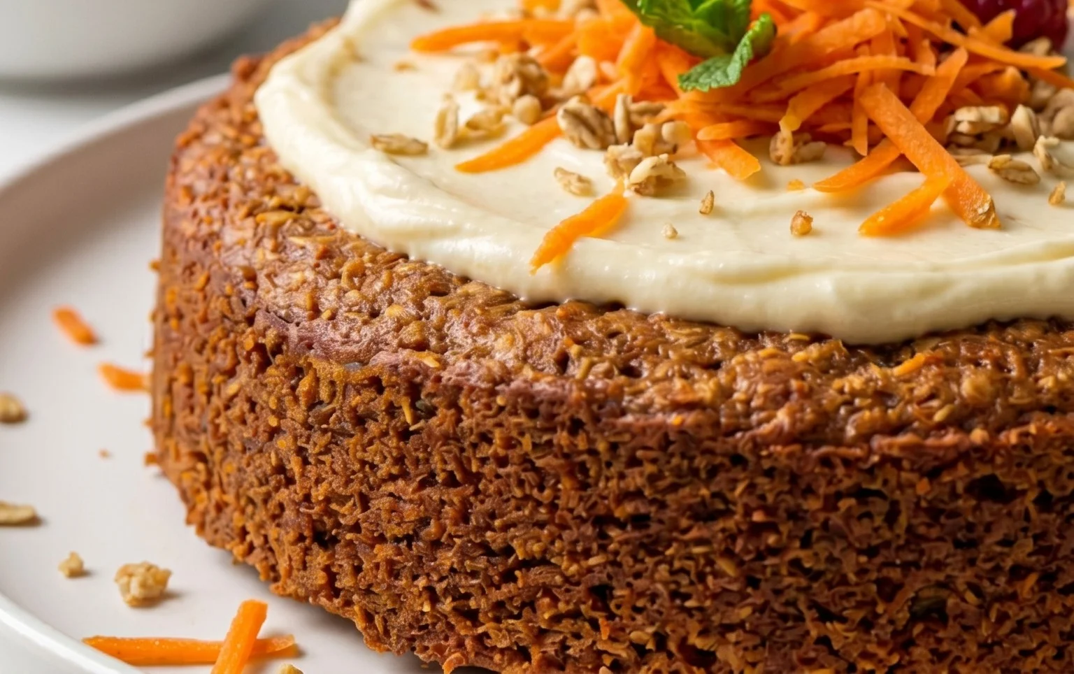 Easy Flourless Oatmeal Carrot Cake Recipe