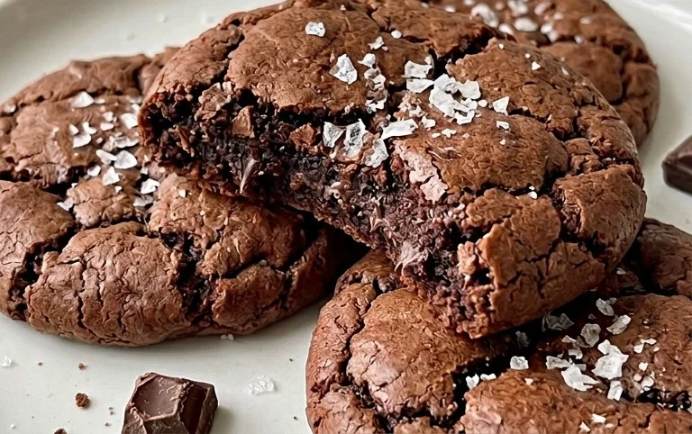 Salted Brownie Cookies