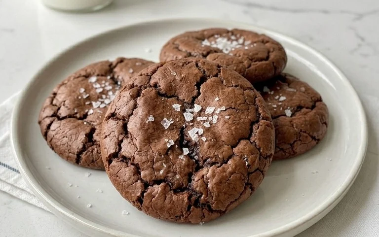 Salted Brownie Cookies
