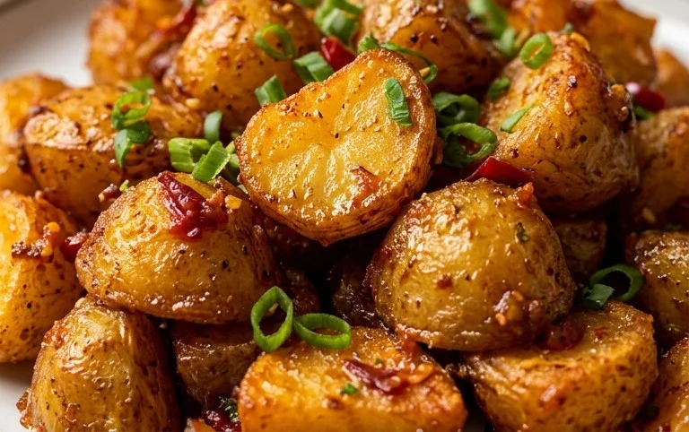Crispy Honey Chilli Potatoes