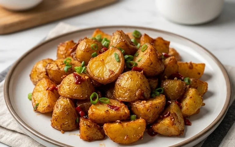 Crispy Honey Chilli Potatoes