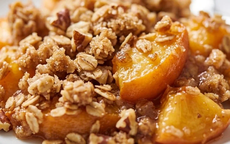 Fresh Peach Crisp Recipe