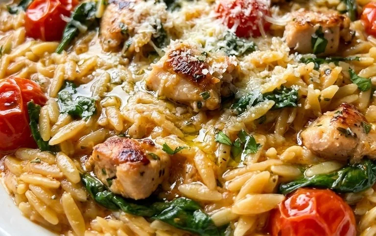 Chicken Orzo (30-Minutes, One-Pan)