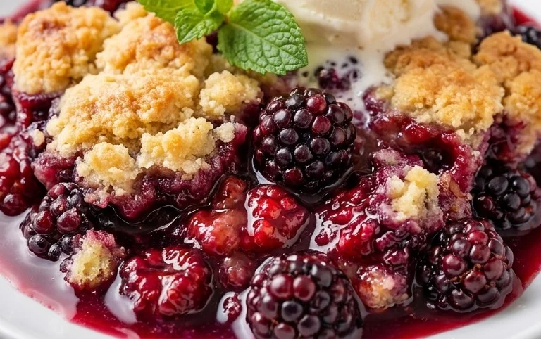 The Pioneer Women's Blackberry Cobbler