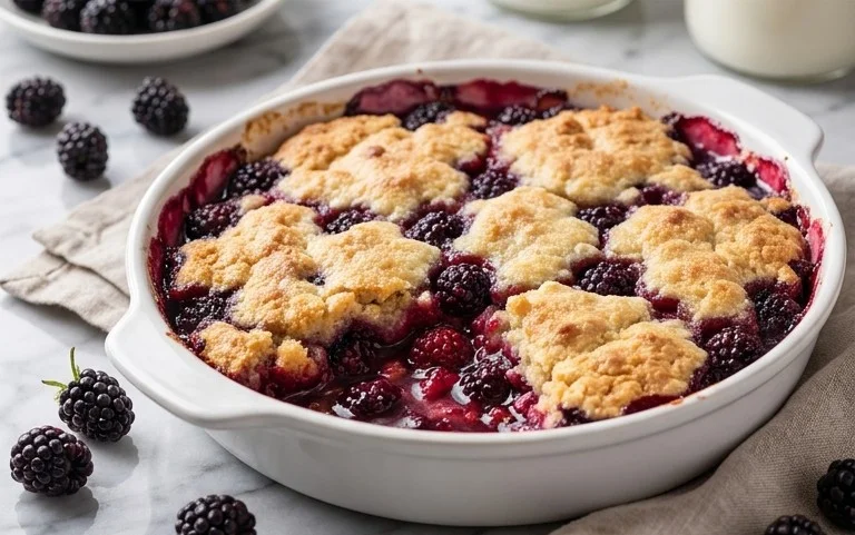 The Pioneer Women's Blackberry Cobbler