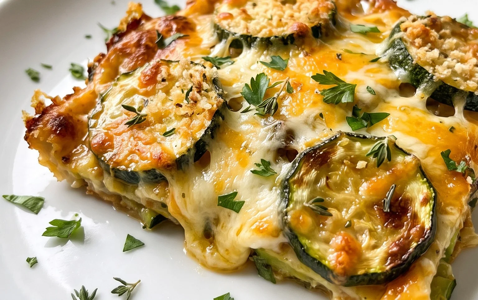 Baked Zucchini and Cheese