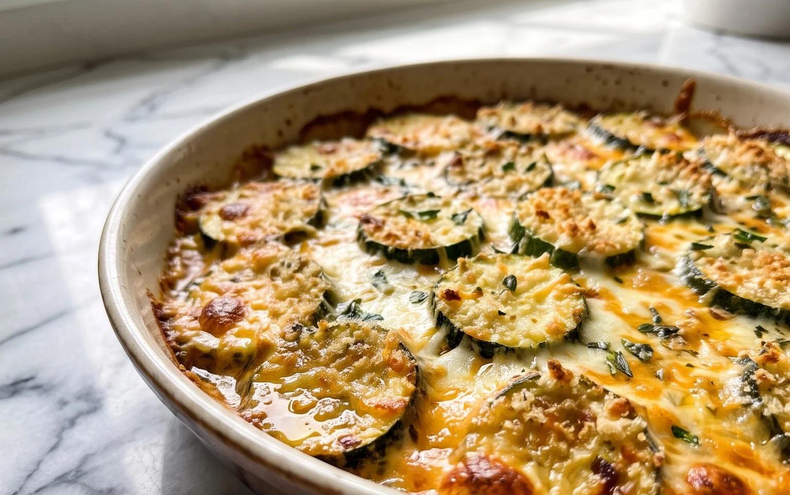 Baked Zucchini and Cheese