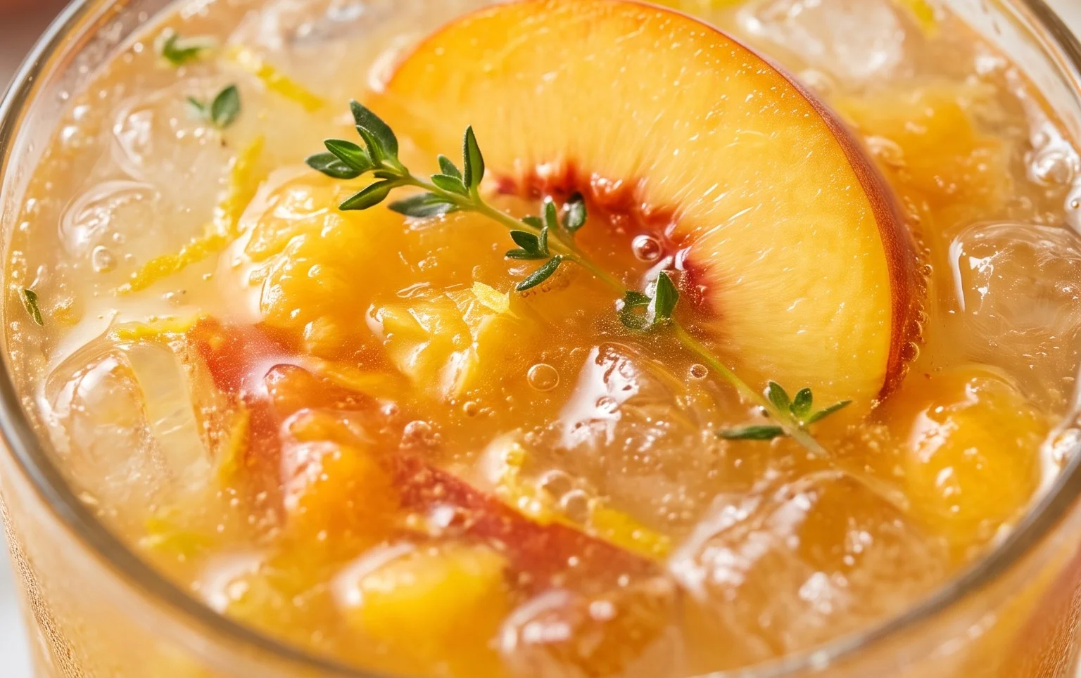 Refreshing Peach Lemonade