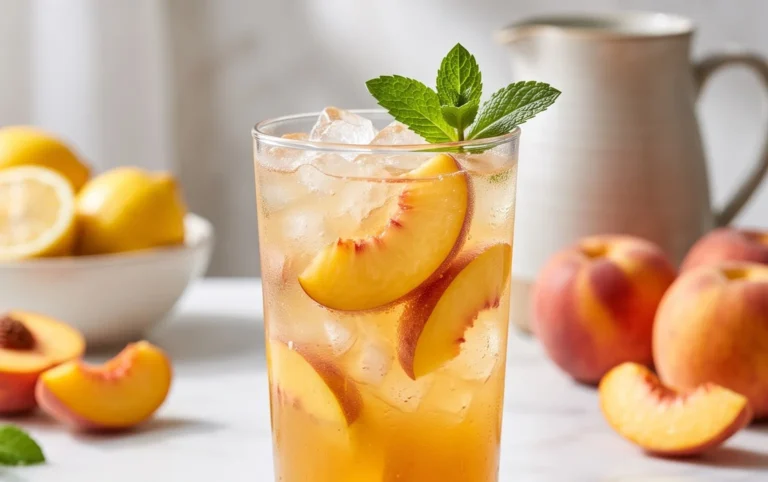 Refreshing Peach Lemonade
