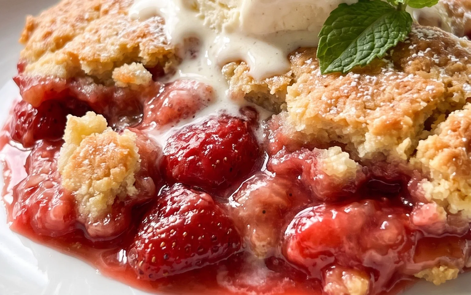 Strawberry Cobbler