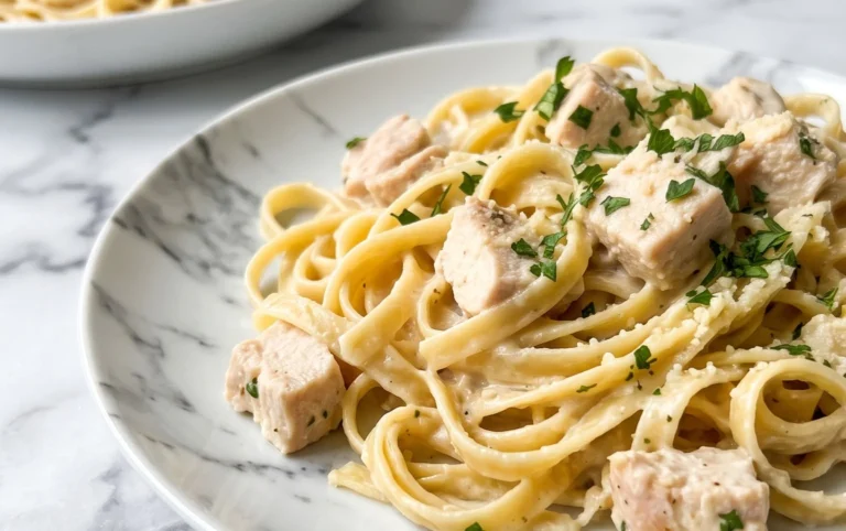 Low Calorie Chicken Alfredo