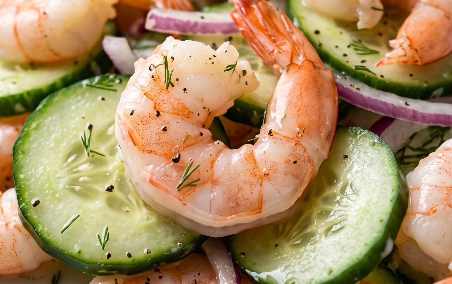 Cucumber Shrimp Salad