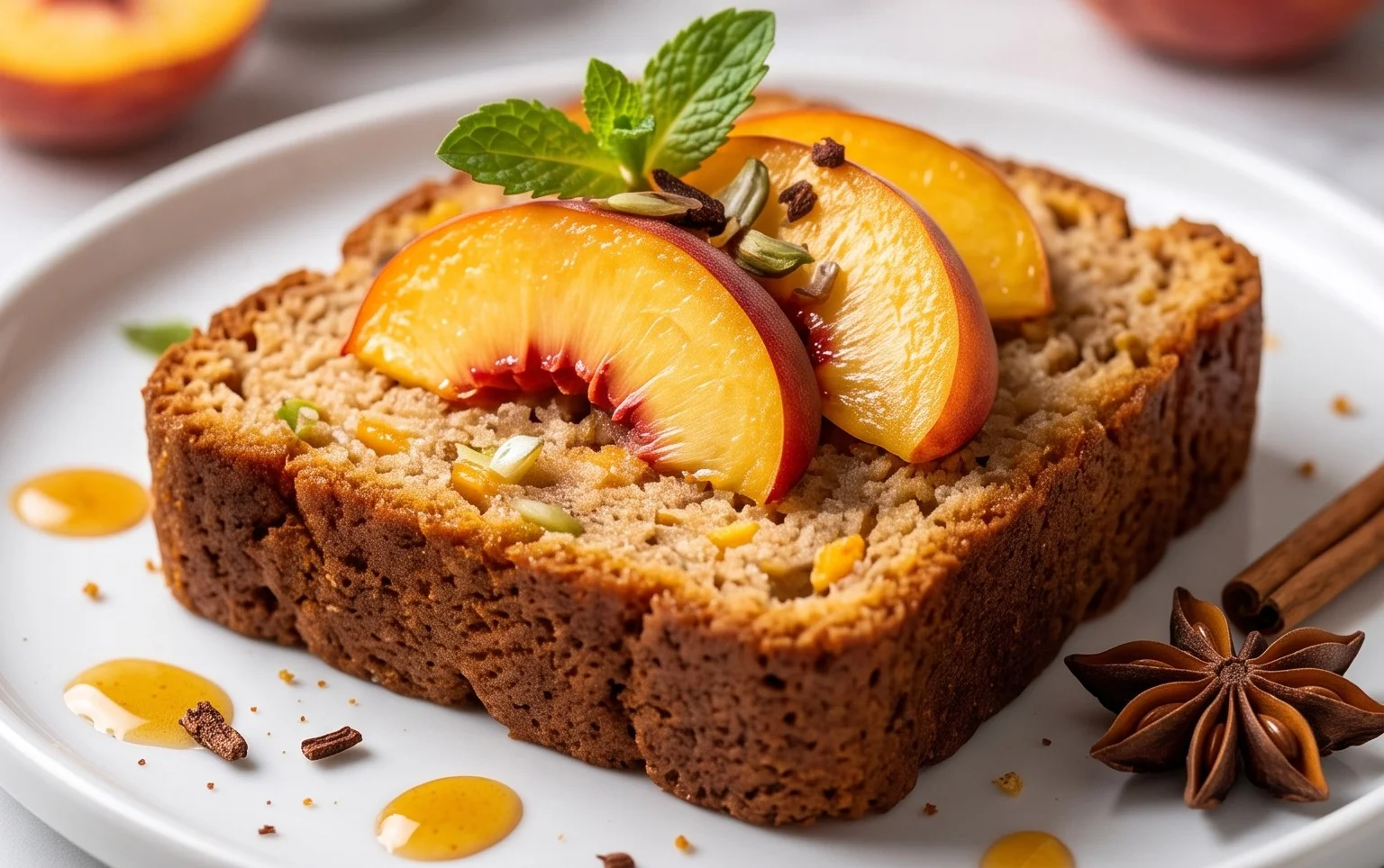 Spiced Peach Bread