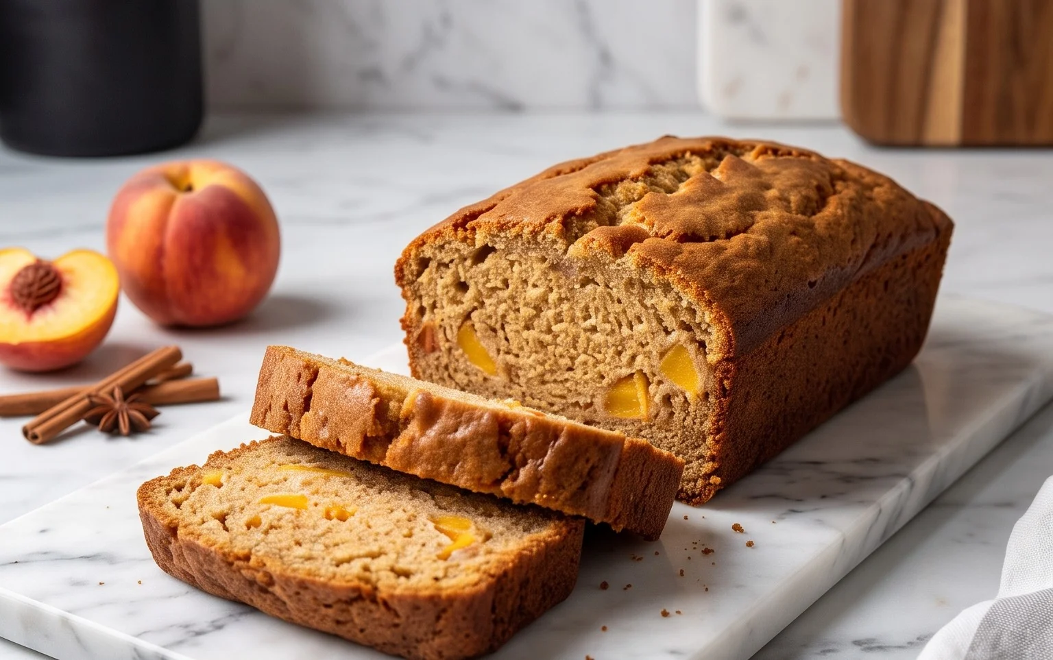 Spiced Peach Bread