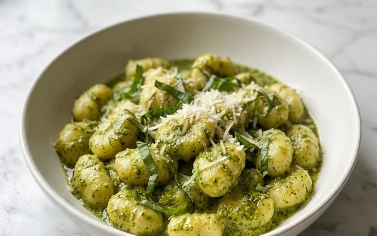 Creamy Pesto Gnocchi