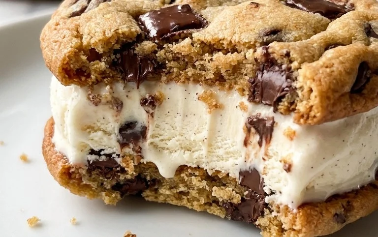 Cookie Ice Cream Sandwiches (Like a Chipwich!)