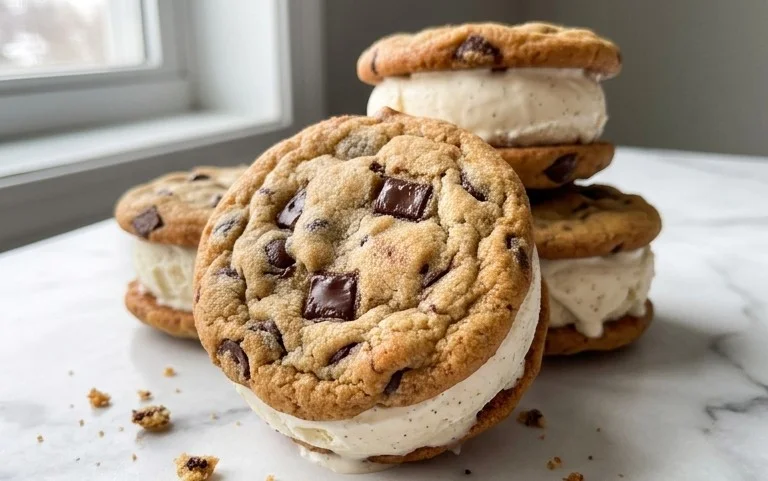 Cookie Ice Cream Sandwiches (Like a Chipwich!)