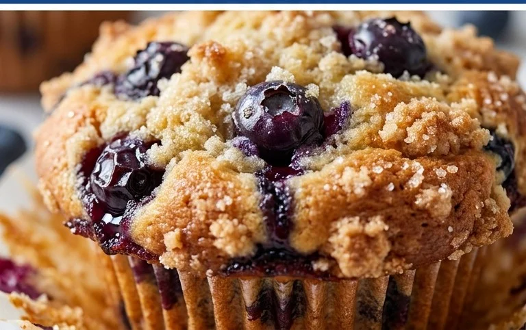 Homemade Blueberry Muffins