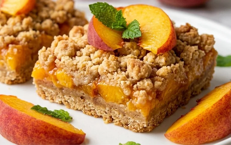 Fresh Peach Crum extractb Bars
