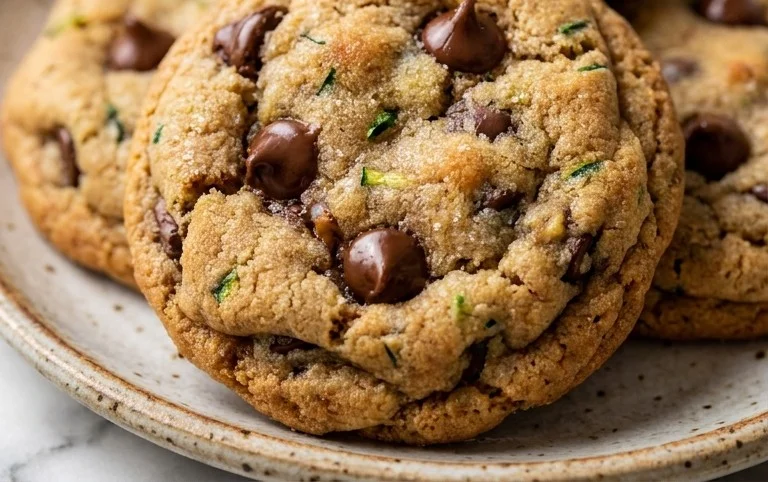 Zucchini Chocolate Chip Cookies
