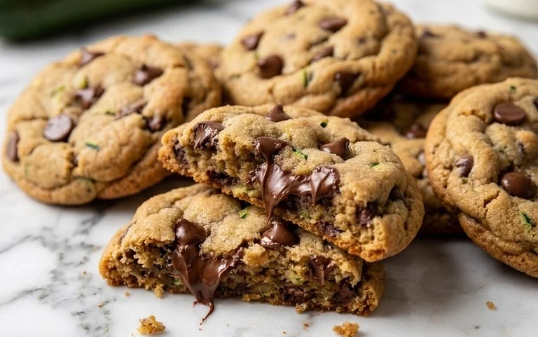 Zucchini Chocolate Chip Cookies