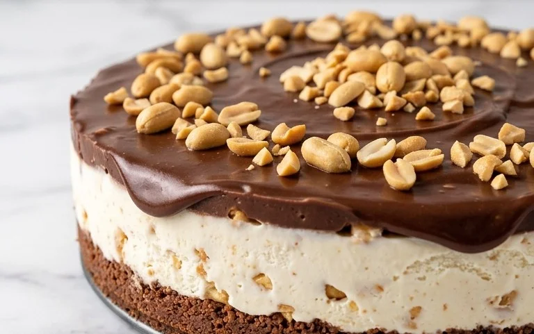Buster Bar Ice Cream Cake