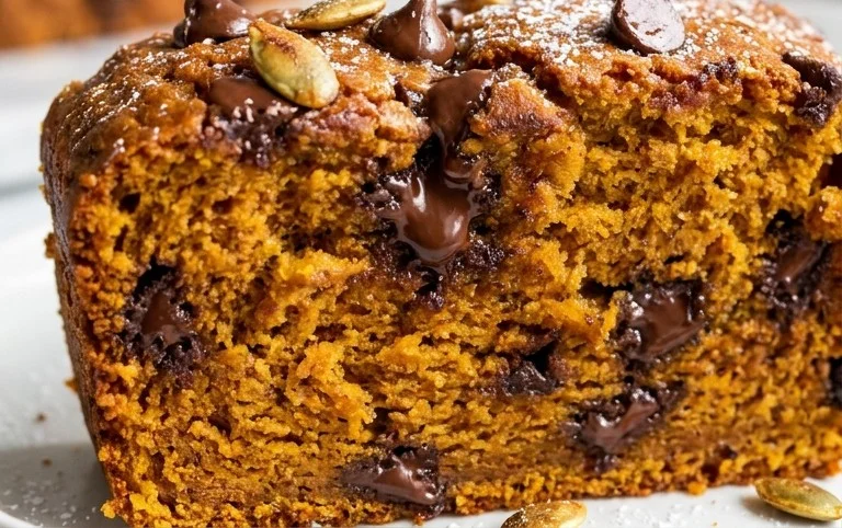 Pumpkin Chocolate Chip Bread