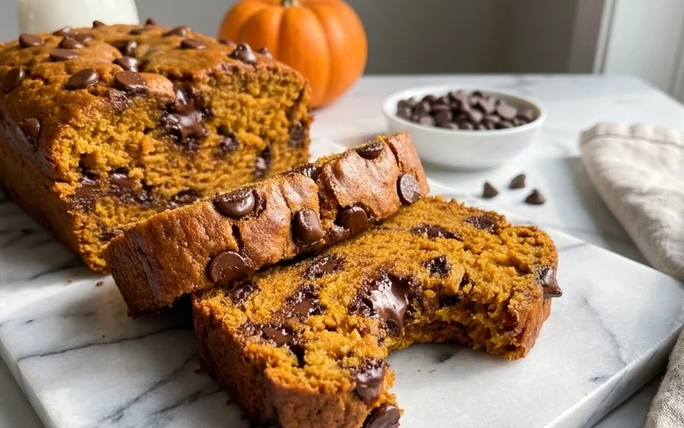 Pumpkin Chocolate Chip Bread